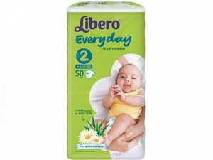 Libero Подгузники Everyday Mini 3-6 кг 50 шт.
