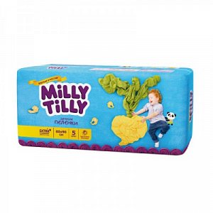 Milly Tilly Пеленки одноразовые 60х90 см 5 шт.