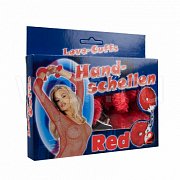 Наручники с мехом цвет красный Наручники с мехом цвет красный