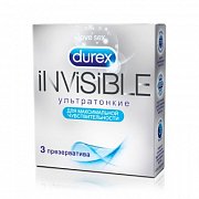 Durex Презервативы Invisible ультратонкие 3 шт. Durex Презервативы Invisible ультратонкие 3 шт.