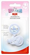 NUK Цепочка Baby Blue для соски-пустышки пластик