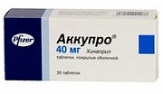 Аккупро таблетки покрытые пленочной оболочкой 40 мг 30 шт. Аккупро таблетки покрытые пленочной оболочкой 40 мг 30 шт.