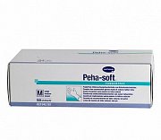 Peha-Soft Перчатки нитриловые с удлиненной манжетой нестерильные неопудренные размер M 100 шт. (50 пар)