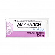 Аминалон таблетки покрытые пленочной оболочкой 250 мг 50 шт. Аминалон таблетки покрытые пленочной оболочкой 250 мг 50 шт.