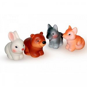 Огонек Набор Лесные звери С-1193 4 фигурки, пвх