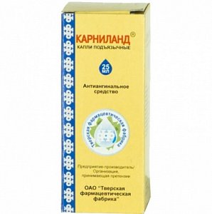 Карниланд капли подъязычные 25 мл
