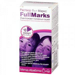 Раствор п/вшей full marks 100 мл