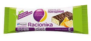 Рационика диет батончик для похудения 50г апельсин постный