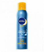 Нивея Sun Спрей освежающий солнцезащитный Защита и прохлада SPF50 200 мл Нивея Sun Спрей освежающий солнцезащитный Защита и прохлада SPF50 200 мл
