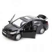 Технопарк SOLARIS-MIX Машина металлическая инерционная Hyundai Solaris 12 см