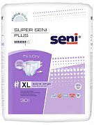 Seni Super Plus подгузники для взрослых р.XL 30шт. (130-170см) Seni Super Plus подгузники для взрослых р.XL 30шт. (130-170см)