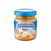 Бабушкино лукошко Пюре абрикос, творог с 5 мес. 100 г