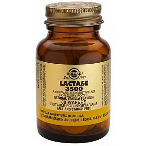 Солгар Лактаза 3500 таблетки жевательные 30 шт. (БАД)