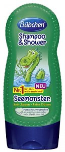 Bubchen Шампунь Зеленый монстр для волос и тела 230 мл