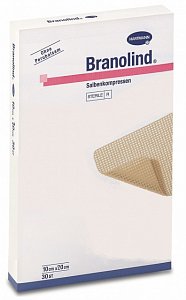 Бранолинд Н повязка ранозаживляющая 10х20 см 30 шт.