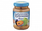 Бабушкино лукошко Пюре яблоко, слива с 5 мес. 200 г