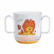 Lubby Кружка тренировочная с ручками Веселые животные 150 мл, от 6 мес.