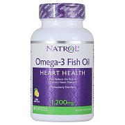 Natrol Омега-3 рыбий жир капсулы гелевые 1200 мг 60 шт. со вкусом лимона (БАД) Natrol Омега-3 рыбий жир капсулы гелевые 1200 мг 60 шт. со вкусом лимона (БАД)