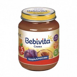 Bebivita Пюре Слива 100 г с 5 мес.
