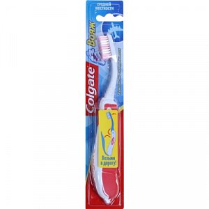 Colgate Зубная щетка Вояж средней жесткости