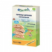 Fleur Alpine Печенье детское Натуральное Organic 6 мес. 150 г