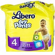 Libero Подгузники-трусики dry pants Maxi 7-11 кг 20 шт.