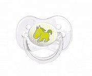 Canpol Пустышка круглая силиконовая Newborn baby 0-6 мес. в ассортименте