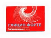 Глицин форте таблетки 250 мг 20 шт. АлинаФарма (БАД) Глицин форте таблетки 250 мг 20 шт. АлинаФарма (БАД)