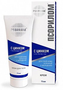 Псорилом крем для тела с цинком и экстрактами трав 75 мл
