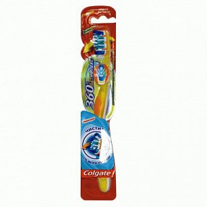 Colgate 360 Зубная щетка Актифлекс средней жесткости