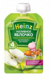 Heinz Пюре Наливное яблочко с 4 мес. 100 г