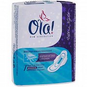 Ola Прокладки Ultra Night бархатистая сеточка 7 шт.