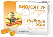 Рыбный жир Биоконтур капсулы 100 шт. (БАД)