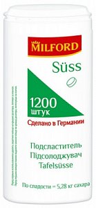 Milford Suss Заменитель сахара 1200 шт