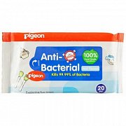 Pigeon Влажные салфетки антибактериальные 20 шт.