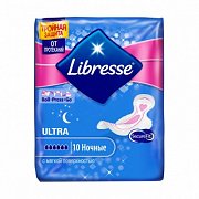 Libresse Ultra Прокладки ночные с мягкой поверхностью  10 шт.
