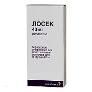 Лосек порошок 40 мг 5 шт.