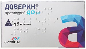 Доверин таблетки 40 мг 48 шт.