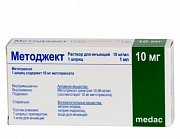Методжект раствор для инъекций 10 мг 1 мл (10 мг мл) шприц Методжект раствор для инъекций 10 мг 1 мл (10 мг мл) шприц