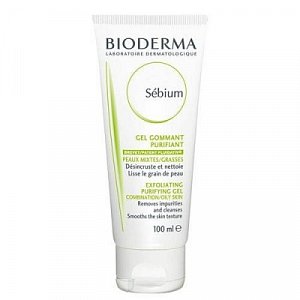 Bioderma Sebium Гель гуммирующий для смешанной и жирной кожи 100 мл