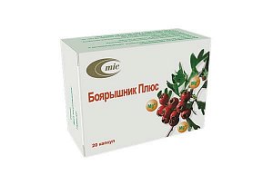 Боярышник плюс 840 мг капсулы 20шт. (БАД)