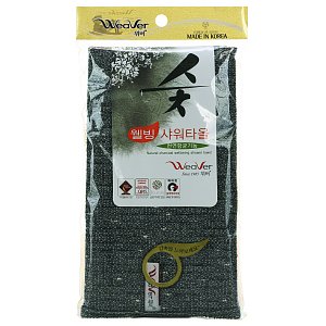 WeaVer Мочалка для тела с углем