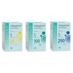Темцитал капсулы 100 мг 5 шт.