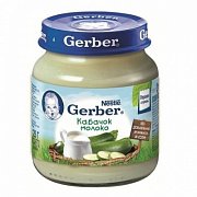 Gerber Пюре Кабачок молоко с 4 мес. 125 г