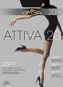 Omsa Attiva Колготки 20 Den Caramello р.3