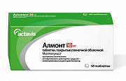 Алмонт таблетки покрытые пленочной оболочкой 10 мг 98 шт. Алмонт таблетки покрытые пленочной оболочкой 10 мг 98 шт.