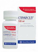 Спрайсел таблетки покрытые пленочной оболочкой 100 мг 30 шт. Спрайсел таблетки покрытые пленочной оболочкой 100 мг 30 шт.