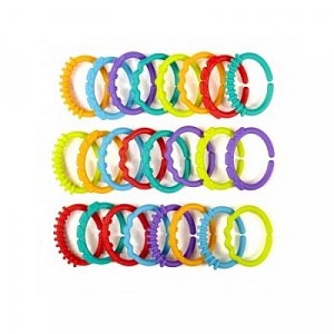 Bright Starts Набор развивающий Забавные колечки от 0 мес.