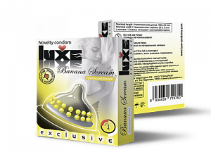 Luxe Exclusive Презерватив Кричащий банан 1 шт.
