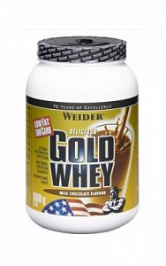 Протеин Weider Gold Whey Protein 908 г латте-маккьято банка